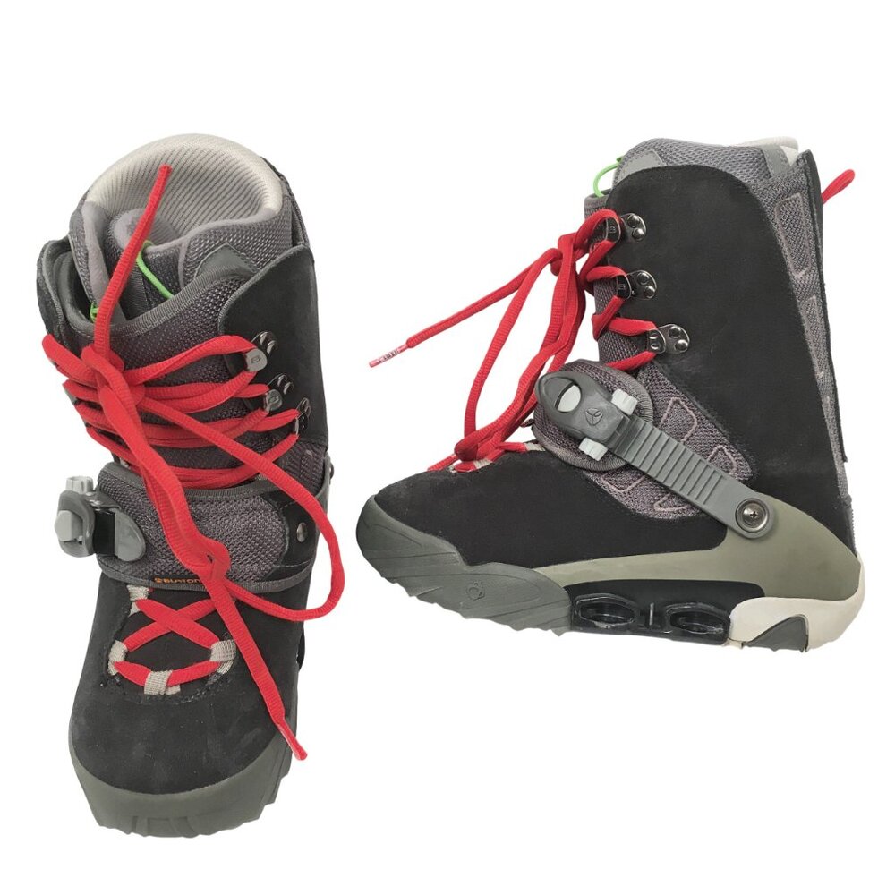 RARE BURTON RULER SI STEP IN SNOWBOARD BOOTS!  9  BLACK  EXCELLENT CONDITION